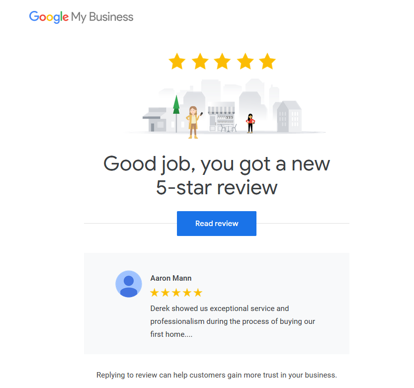 google business review derek hulewicz remax realtor